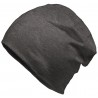 Winter hat with fleece lining - mod.3002:Long, old black, Cotton